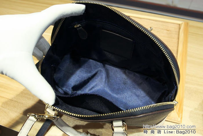 COACH蔻馳 海外代購品質 2018最新顏色 coach24589 全真皮小號貝殼包  Chz1373